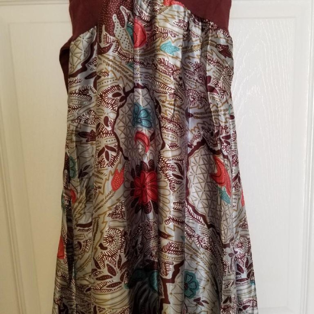 Halter dress long (medium) nwot.